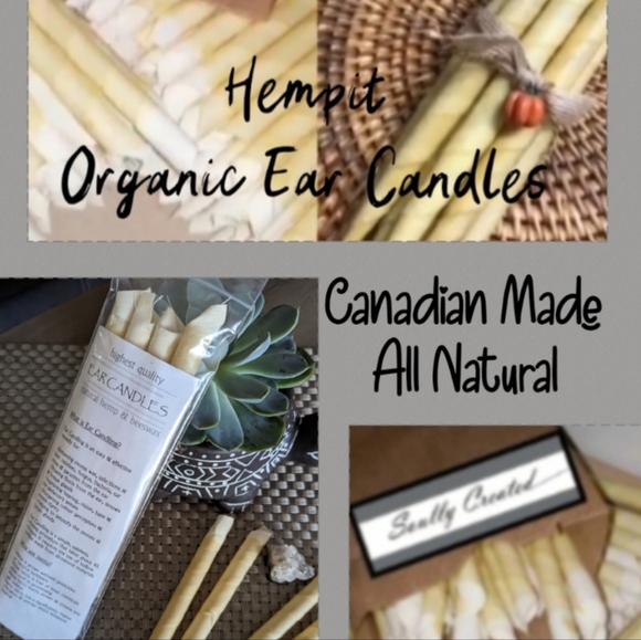 Hempit Organic Ear Candles ( 2 candles in a pack with instructions ) - Picture 4 of 6